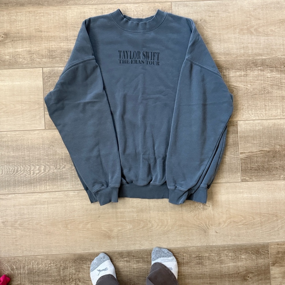 Taylor Swift The Eras Tour Blue/Grey Crewneck Sweater